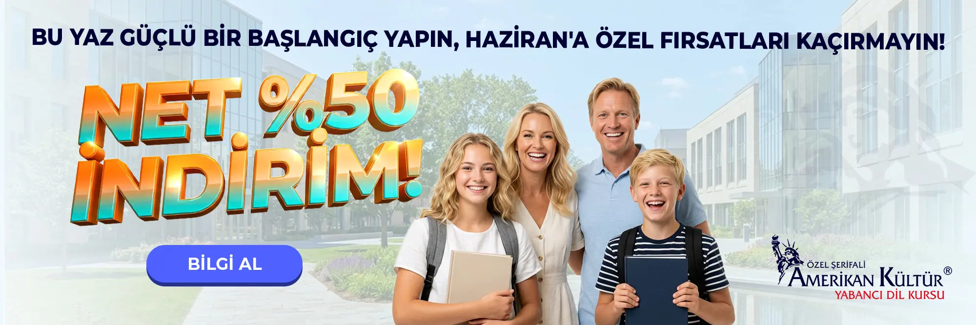 Haziran'a Özel Fırsatları Kaçırmayın! Net %50 İndirim!